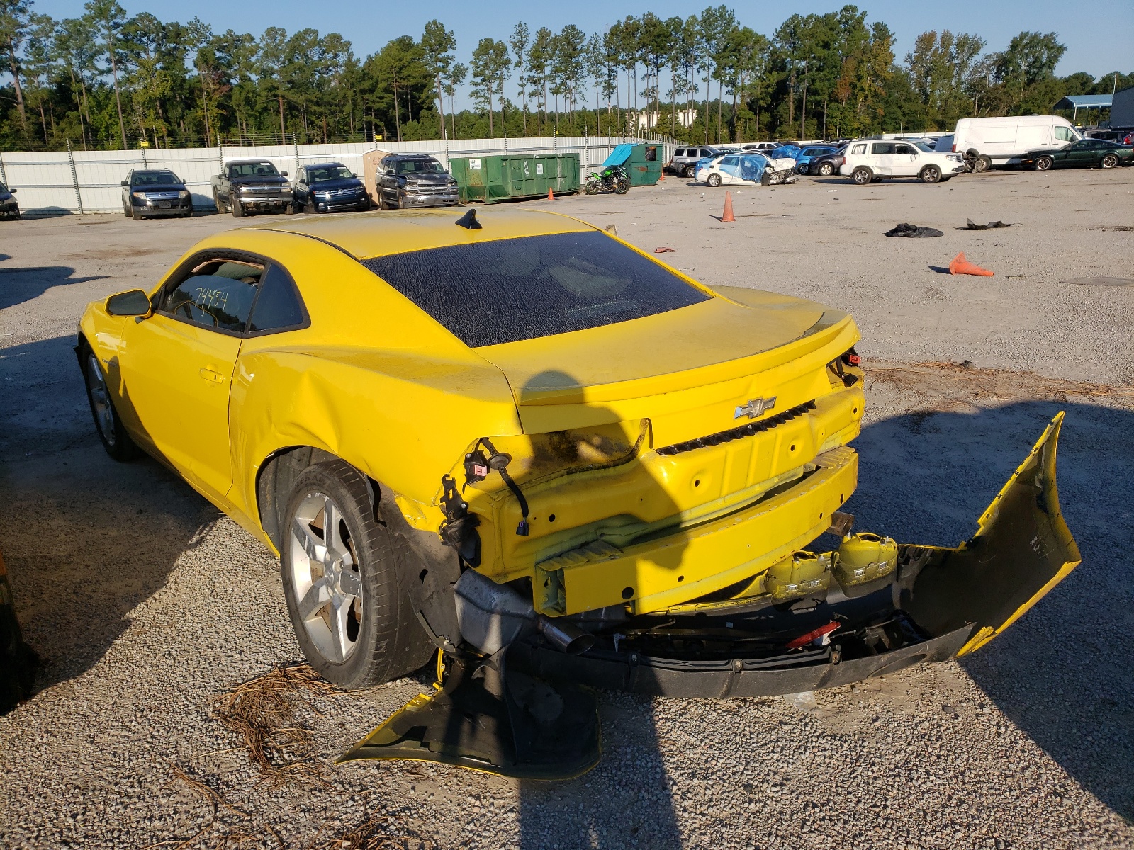 Photo 3 from auction – 2013 CHEVROLET CAMARO LT with VIN 2G1FB1E31D9146635