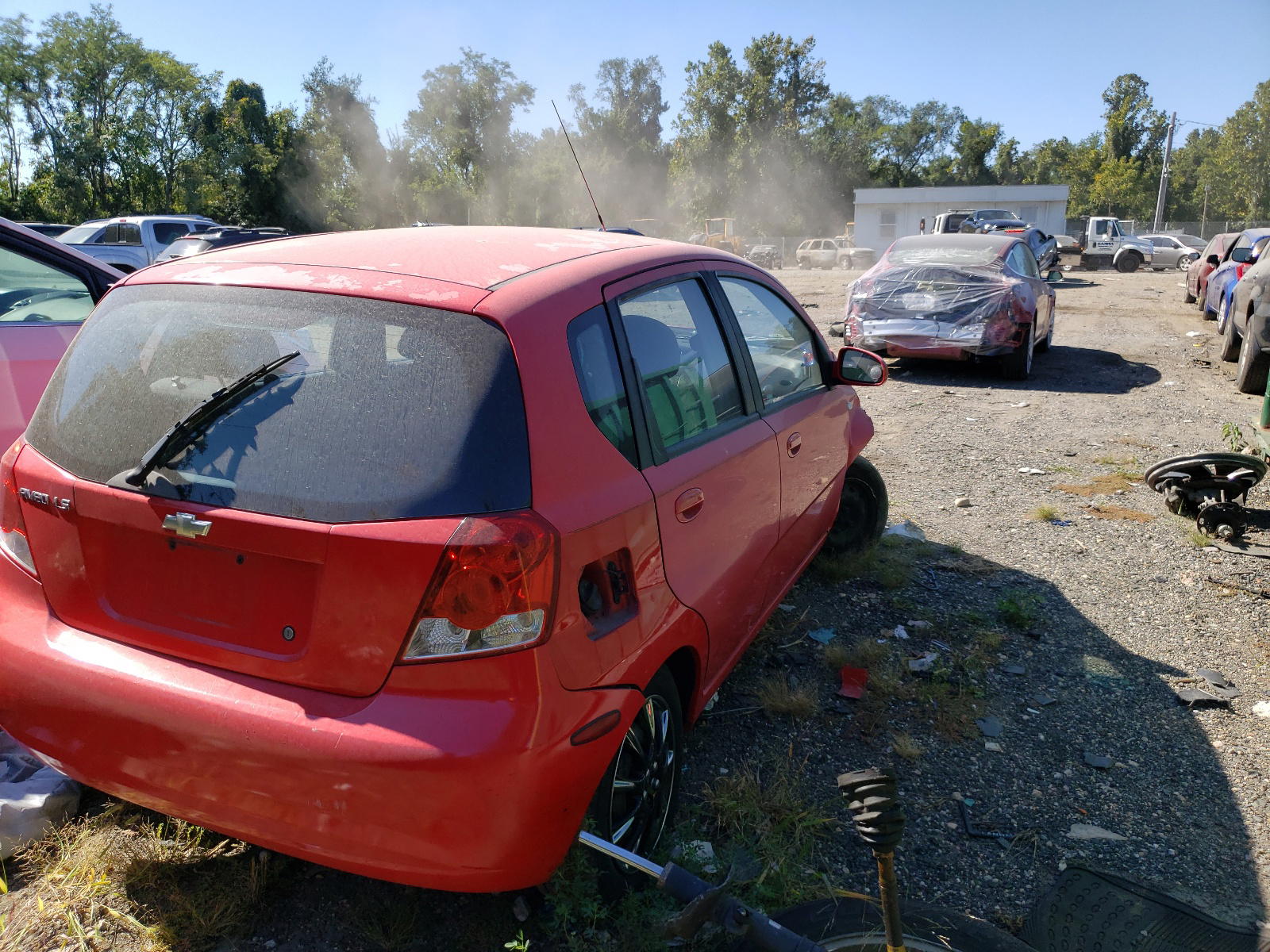 Photo 4 from auction – 2006 CHEVROLET AVEO BASE with VIN KL1TD66636B623780
