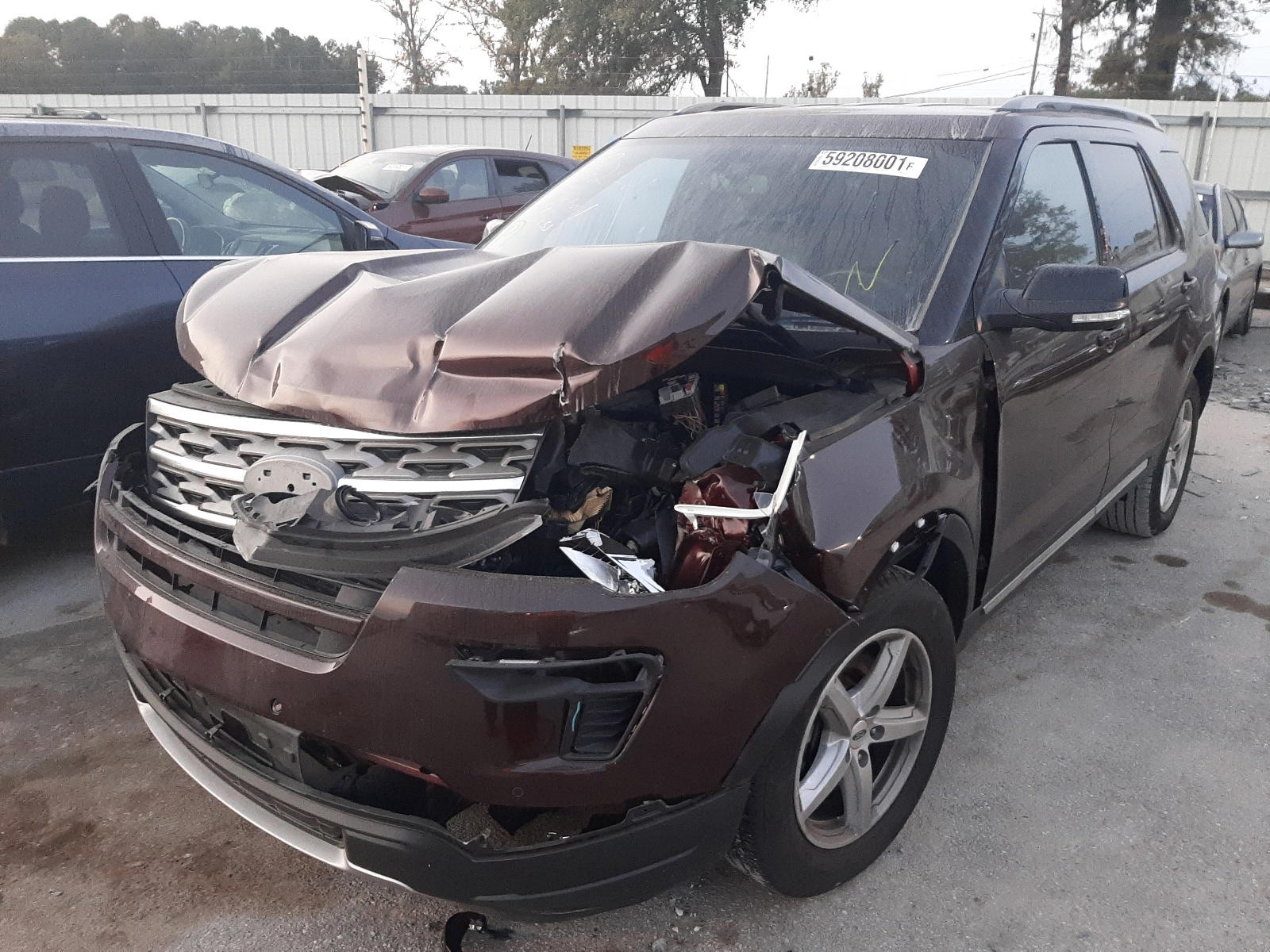 Photo 2 from auction – 2018 FORD EXPLORER X with VIN 1FM5K7DH1JGA78574