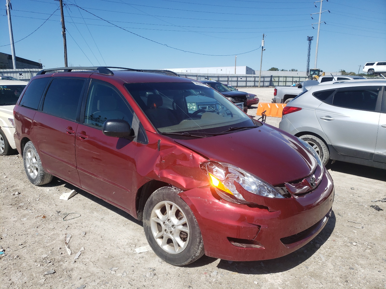 TOYOTA SIENNA CE 2006 with VIN 5TDZA23C26S555205 - Photo from auction