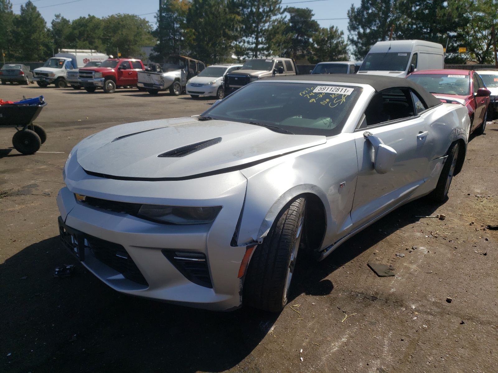 Photo 2 from auction – 2017 CHEVROLET CAMARO SS with VIN 1G1FF3D77H0205420