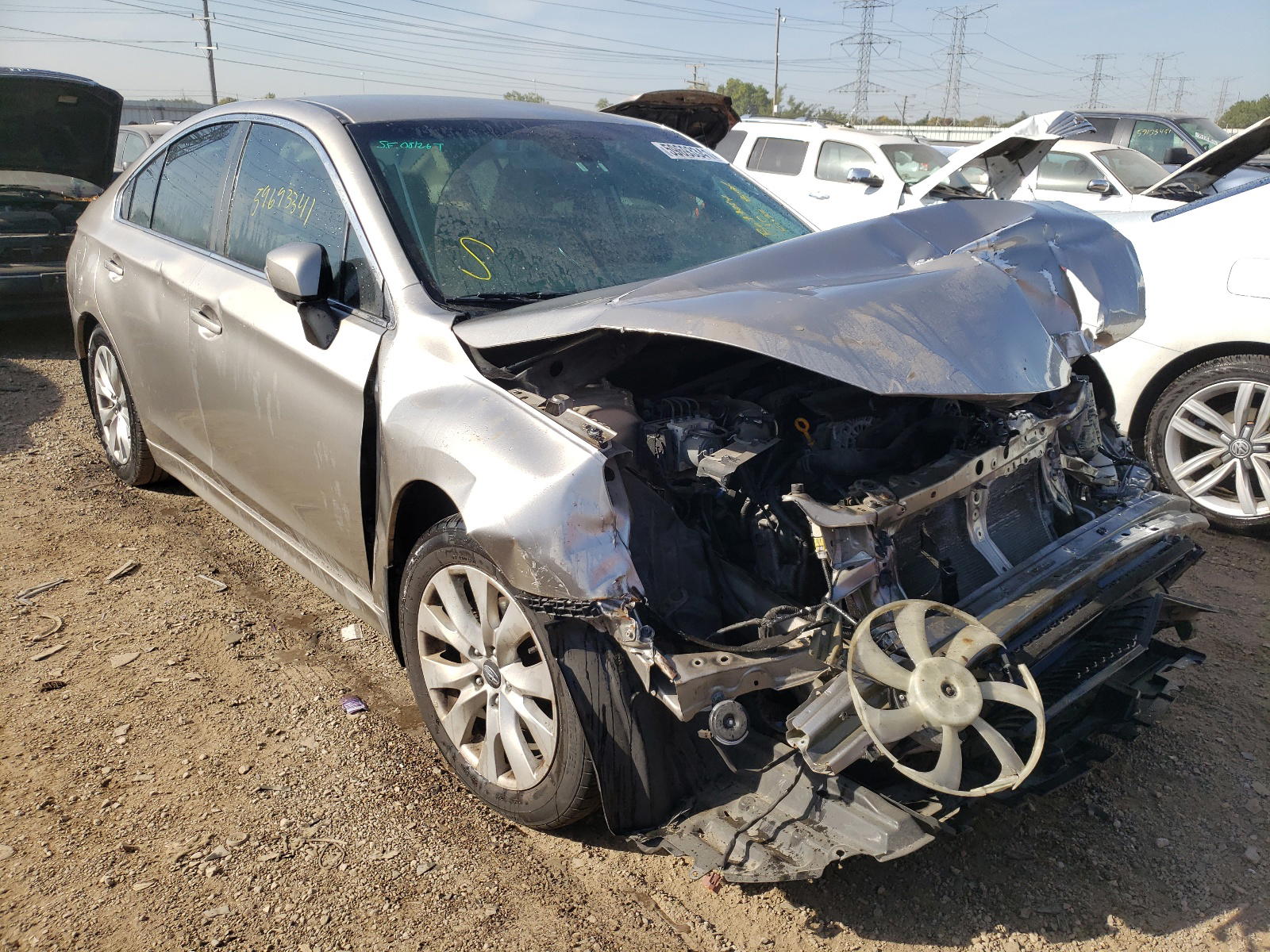 SUBARU LEGACY 2.5 2015 with VIN 4S3BNBF60F3048977 - Photo from auction
