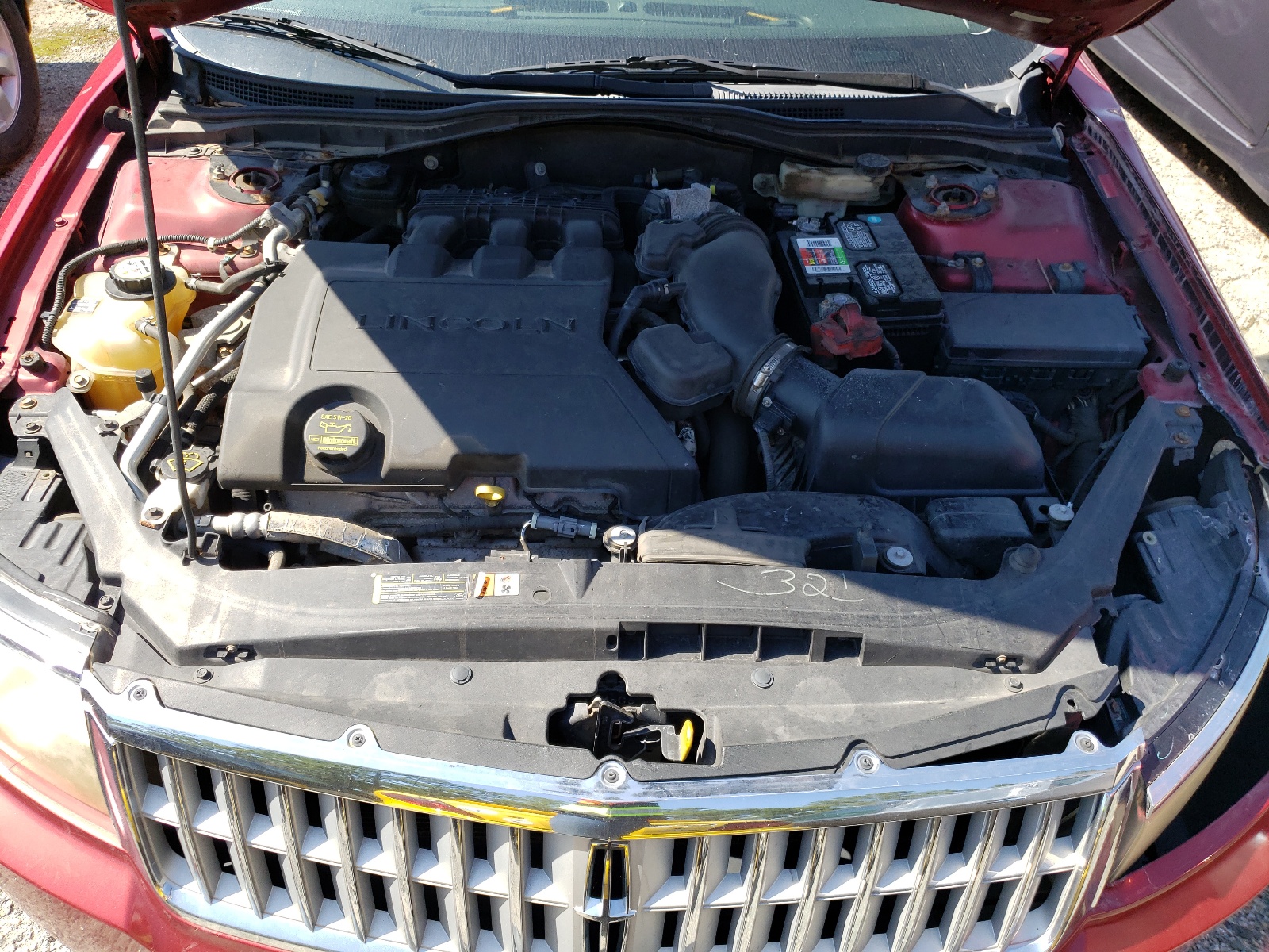 Photo 7 from auction – 2009 LINCOLN MKZ with VIN 3LNHM26T59R617133