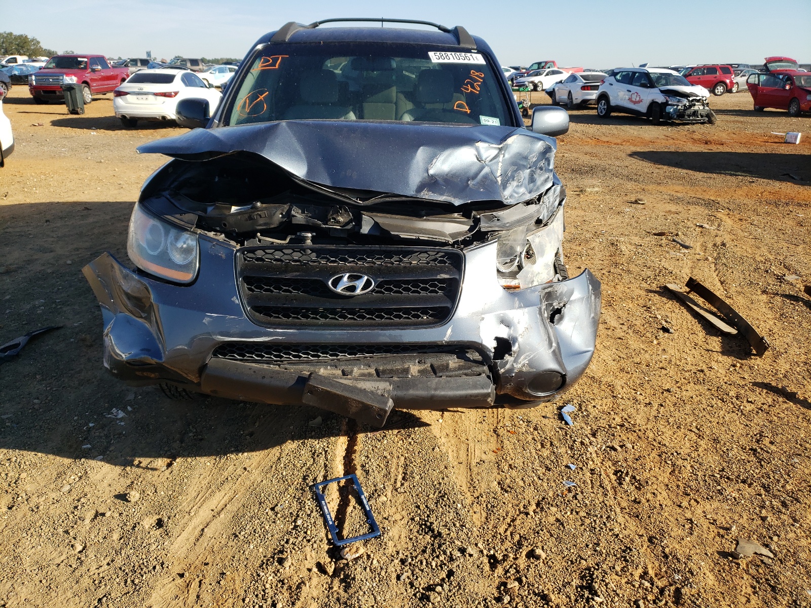 Photo 9 from auction – 2008 HYUNDAI SANTA FE G with VIN 5NMSG13DX8H224218