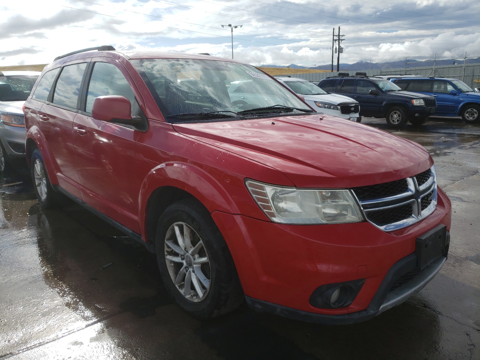 DODGE JOURNEY SX 2013 with VIN 3C4PDDBG7DT571238 - Photo from auction