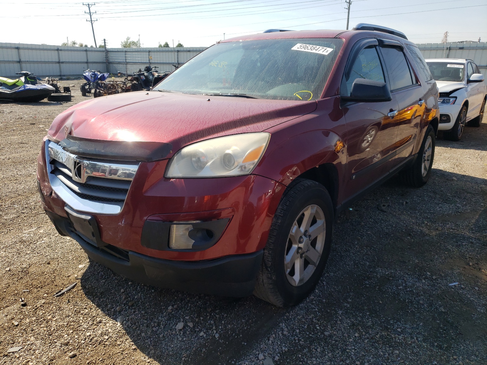 Photo 2 from auction – 2008 SATURN OUTLOOK XE with VIN 5GZER13718J261152