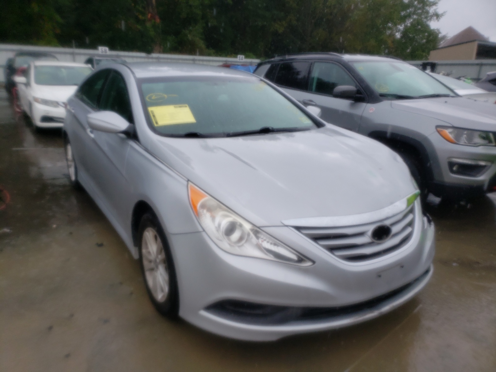 HYUNDAI SONATA GLS 2014 with VIN 5NPEB4AC8EH888488 - Photo from auction