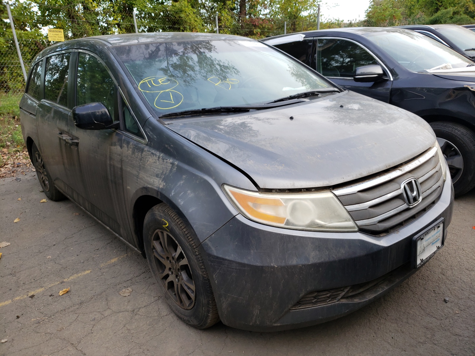 Photo 1 from auction – 2011 HONDA ODYSSEY EX with VIN 5FNRL5H62BB097078