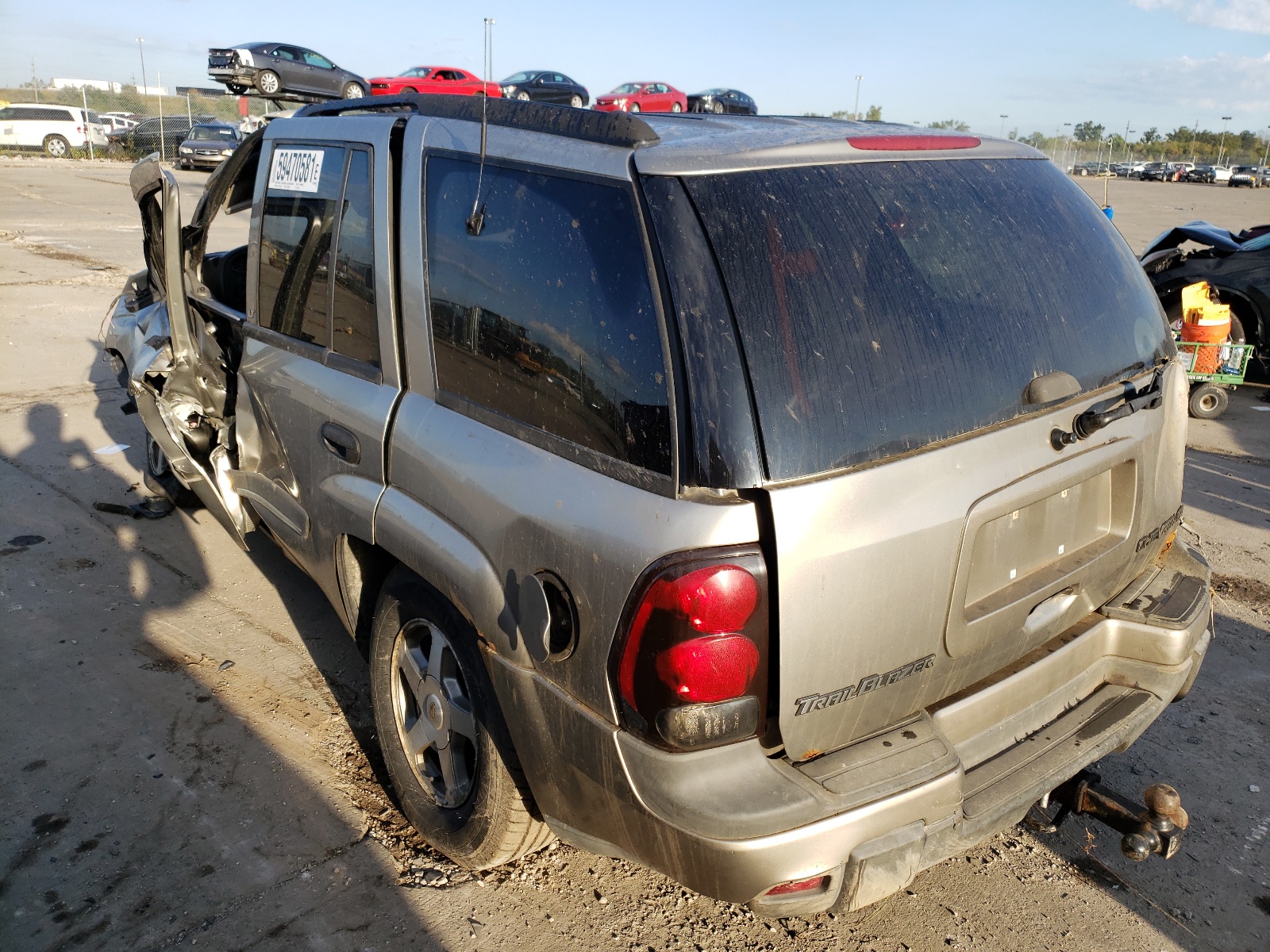 Photo 3 from auction – 2002 CHEVROLET TRAILBLAZE with VIN 1GNDT13S422101259