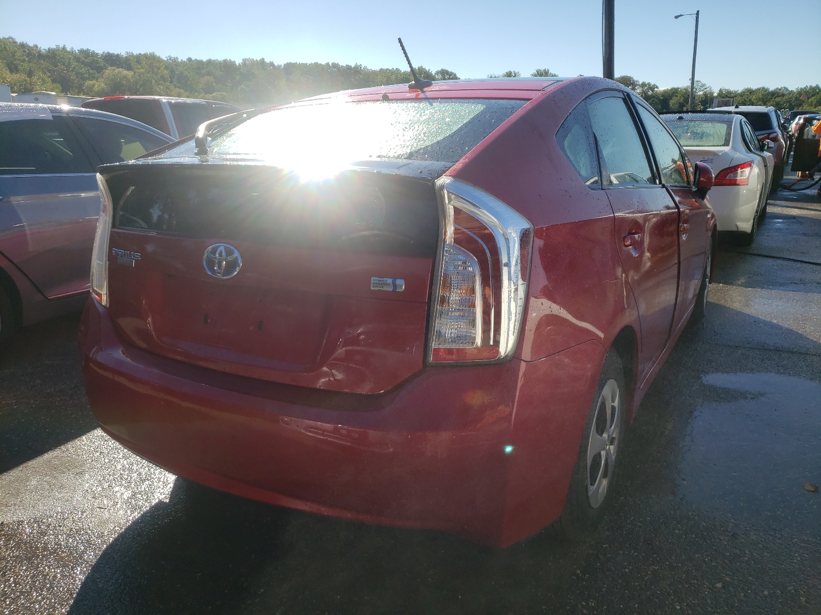 Photo 4 from auction – 2013 TOYOTA PRIUS with VIN JTDKN3DU2D1631468