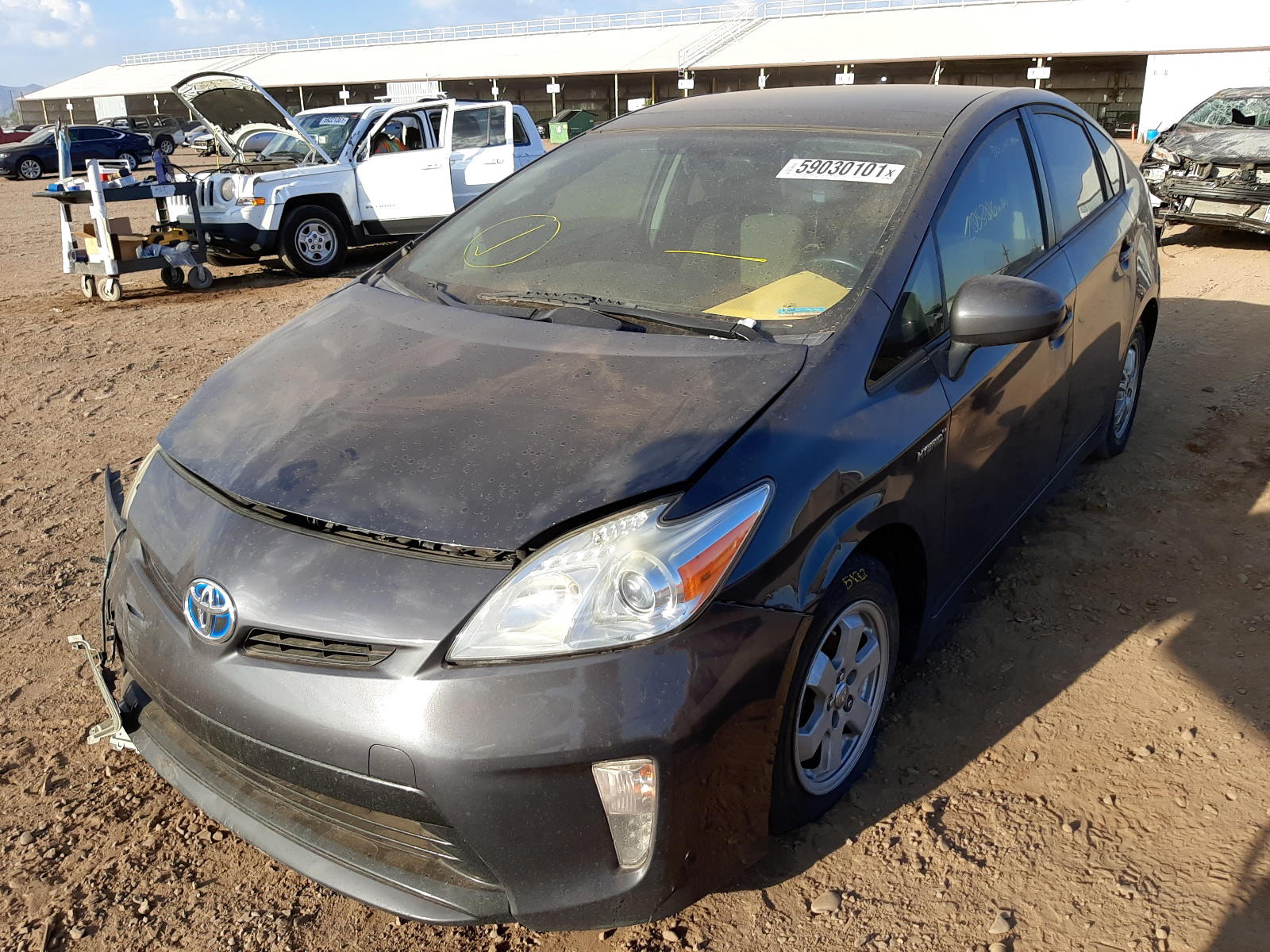Photo 2 from auction – 2014 TOYOTA PRIUS with VIN JTDKN3DU9E1824928