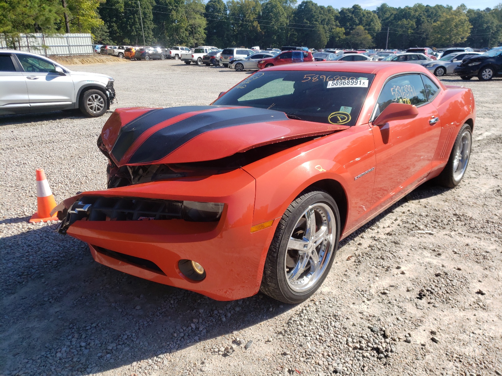 Photo 2 from auction – 2010 CHEVROLET CAMARO LT with VIN 2G1FB1EV0A9150124