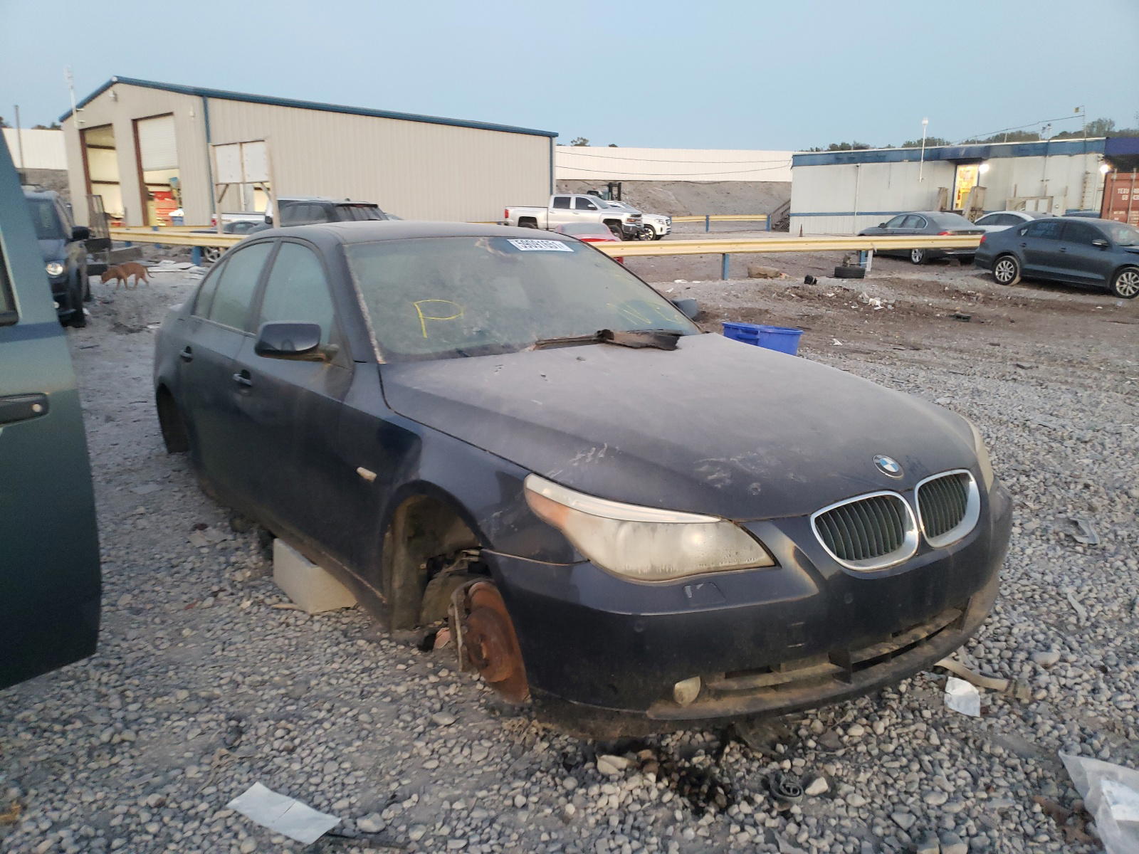 BMW 545 I 2004 with VIN WBANB33504B111096 - Photo from auction