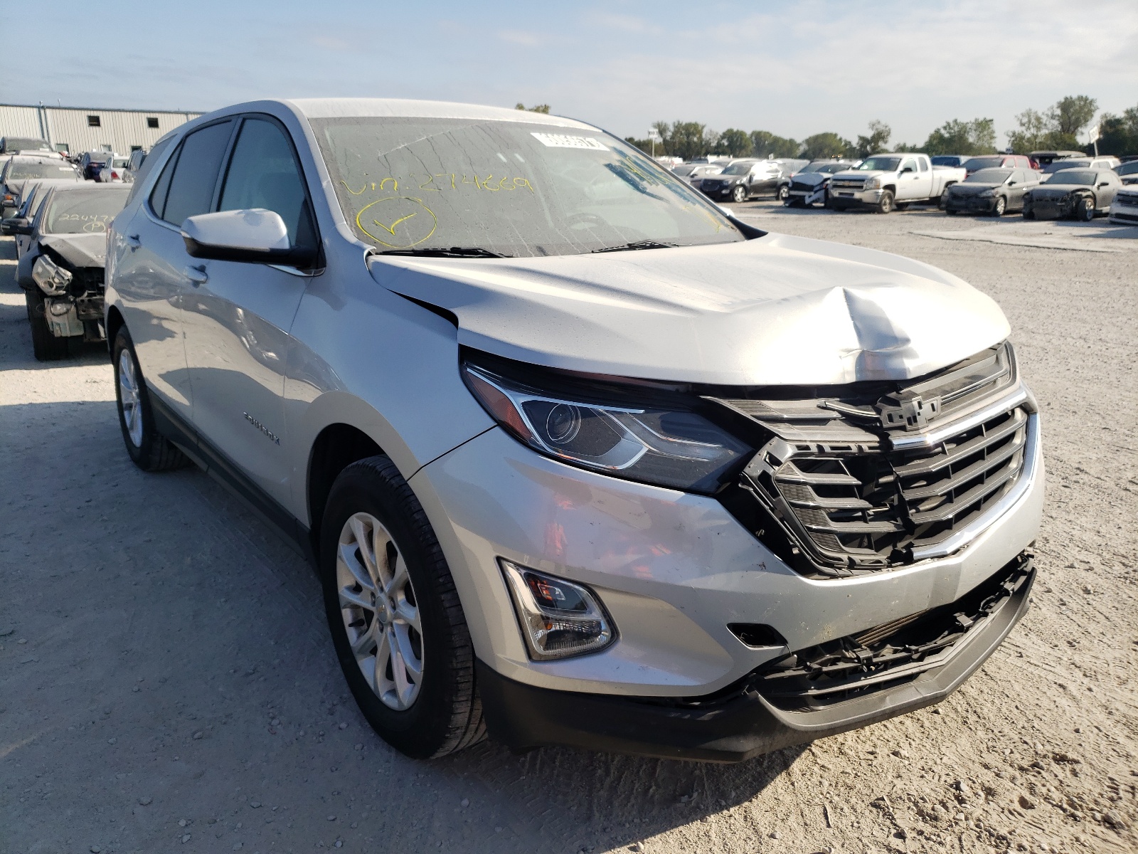 Photo 1 from auction – 2018 CHEVROLET EQUINOX LT with VIN 2GNAXJEVXJ6274669