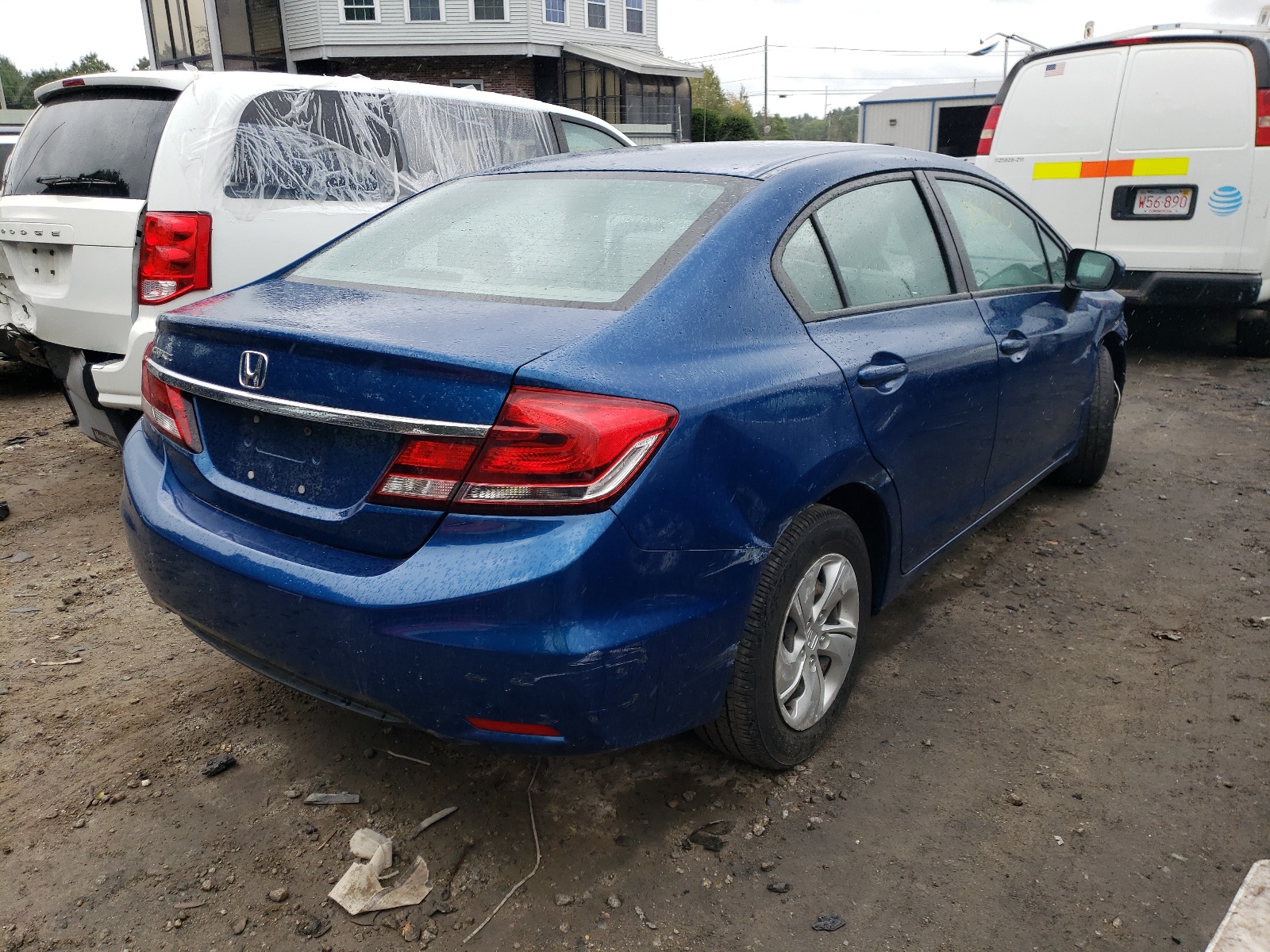 Photo 4 from auction – 2014 HONDA CIVIC LX with VIN 2HGFB2F56EH518749
