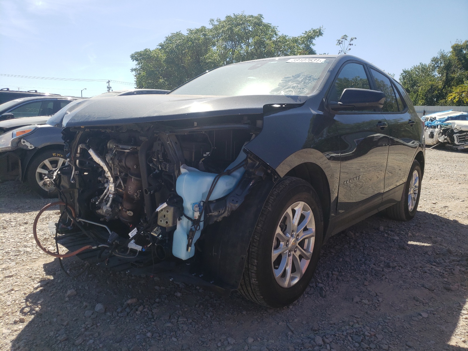 Photo 2 from auction – 2020 CHEVROLET EQUINOX LS with VIN 2GNAXHEV9L6279986