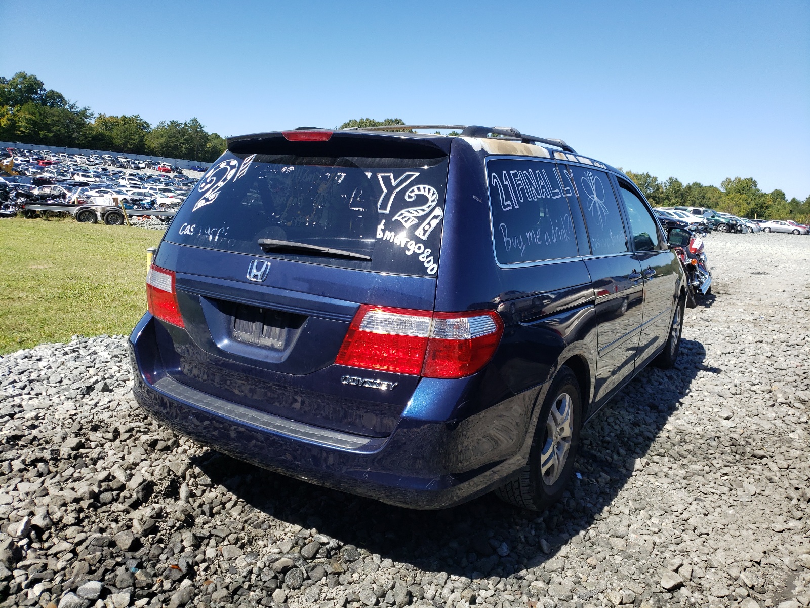 Photo 4 from auction – 2005 HONDA ODYSSEY EX with VIN 5FNRL38705B088297