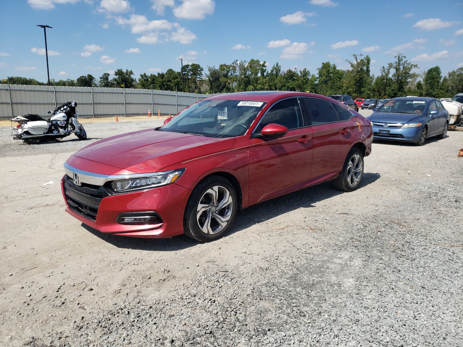 Photo 2 from auction – 2018 HONDA ACCORD EXL with VIN 1HGCV2F56JA034275