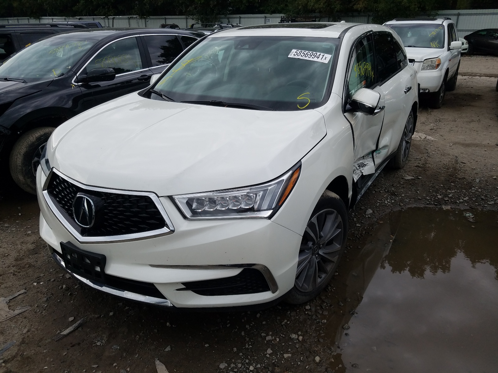 Photo 2 from auction – 2017 ACURA MDX TECHNO with VIN 5J8YD4H55HL004832