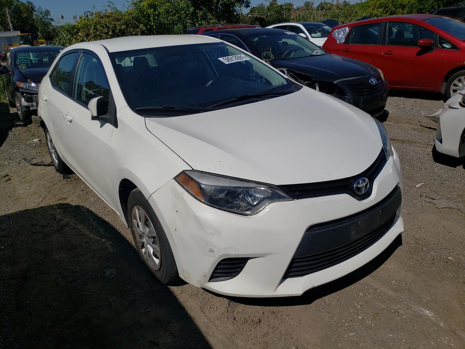 TOYOTA COROLLA L 2015 with VIN 2T1BURHE7FC250271 - Photo from auction