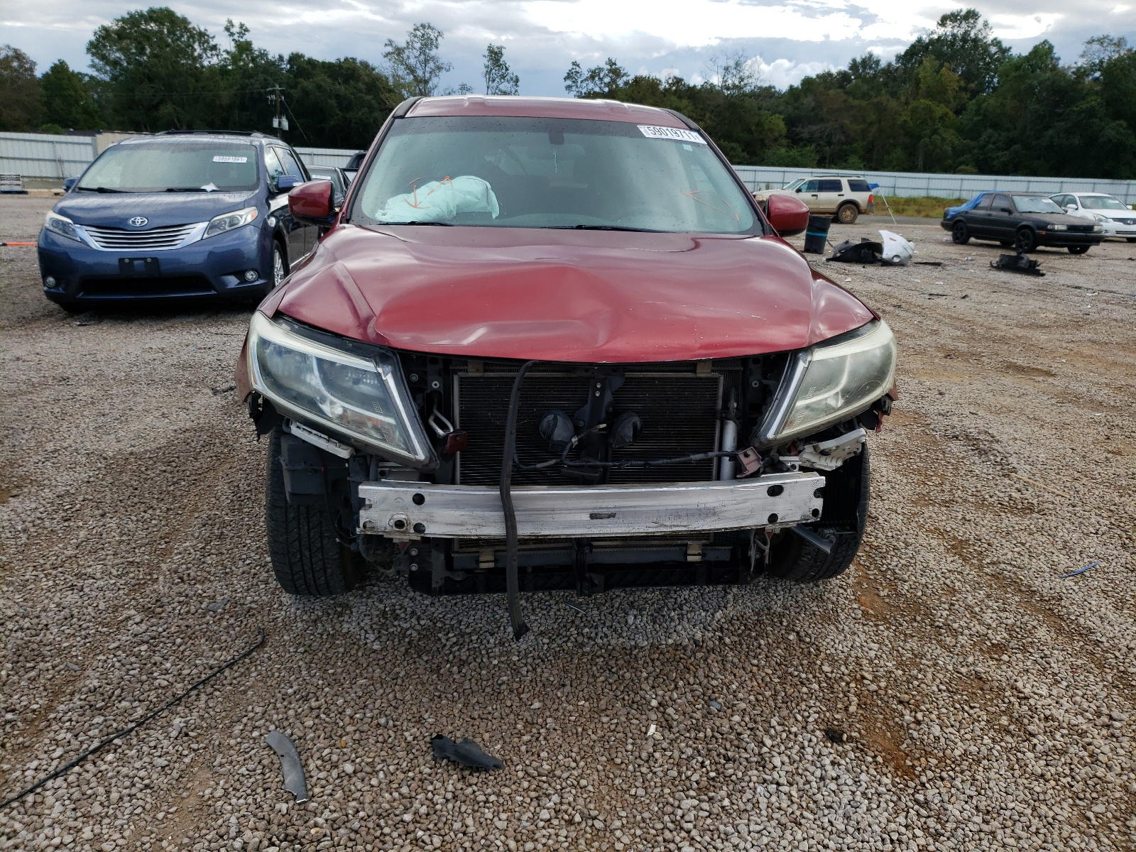 Photo 9 from auction – 2014 NISSAN PATHFINDER with VIN 5N1AR2MN5EC678305