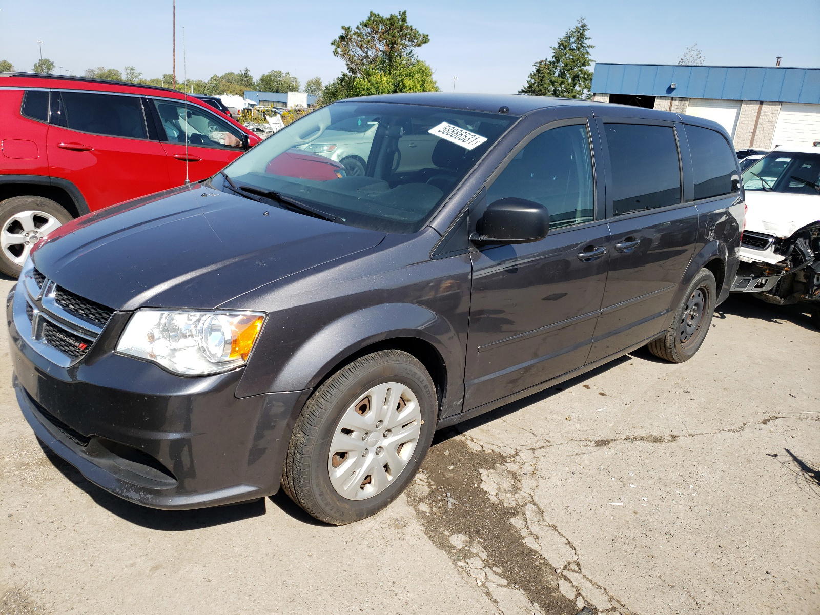 Photo 2 from auction – 2017 DODGE GRAND CARA with VIN 2C4RDGBG4HR550110