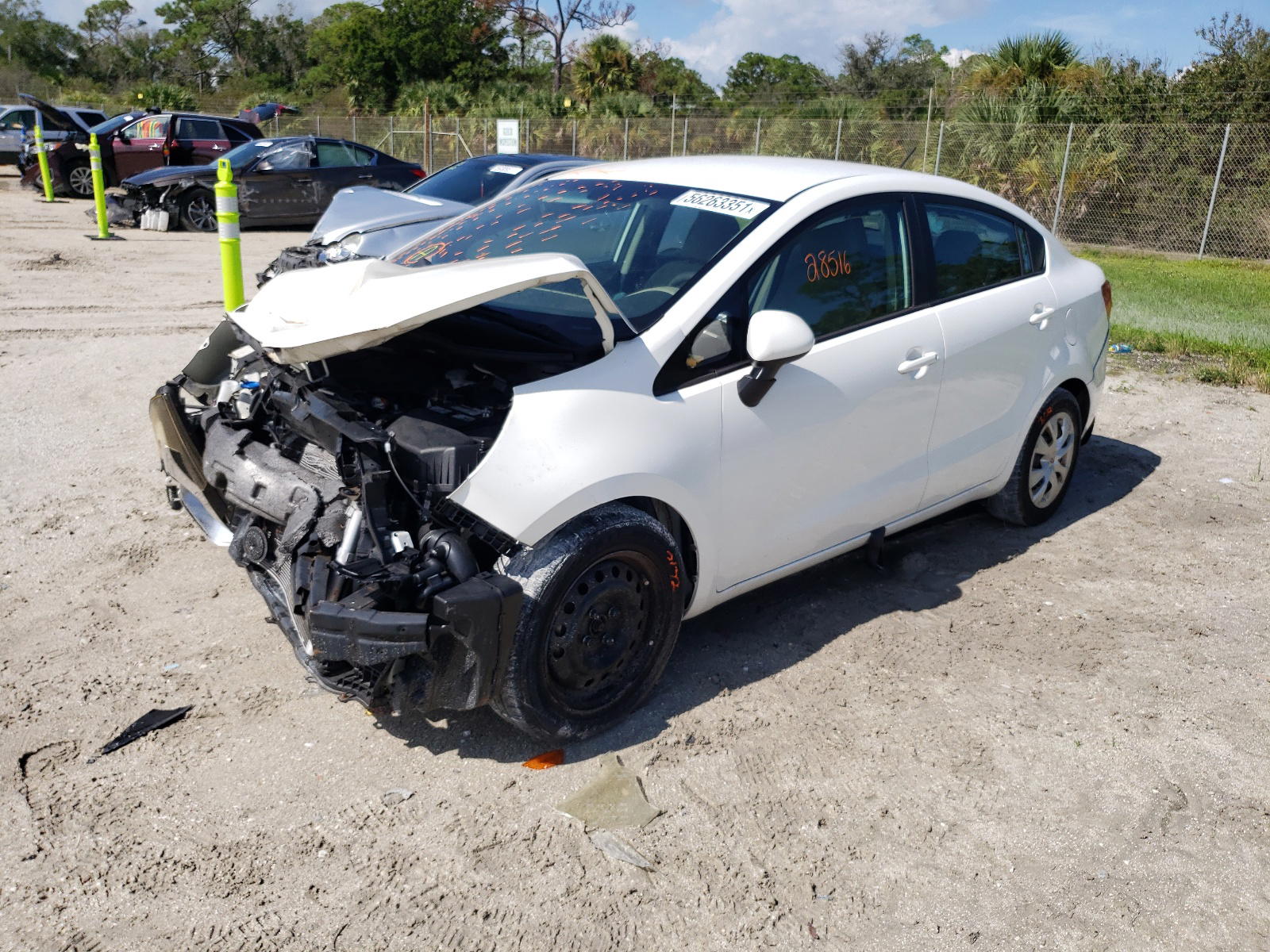 Photo 2 from auction – 2015 KIA RIO LX with VIN KNADM4A36F6424470