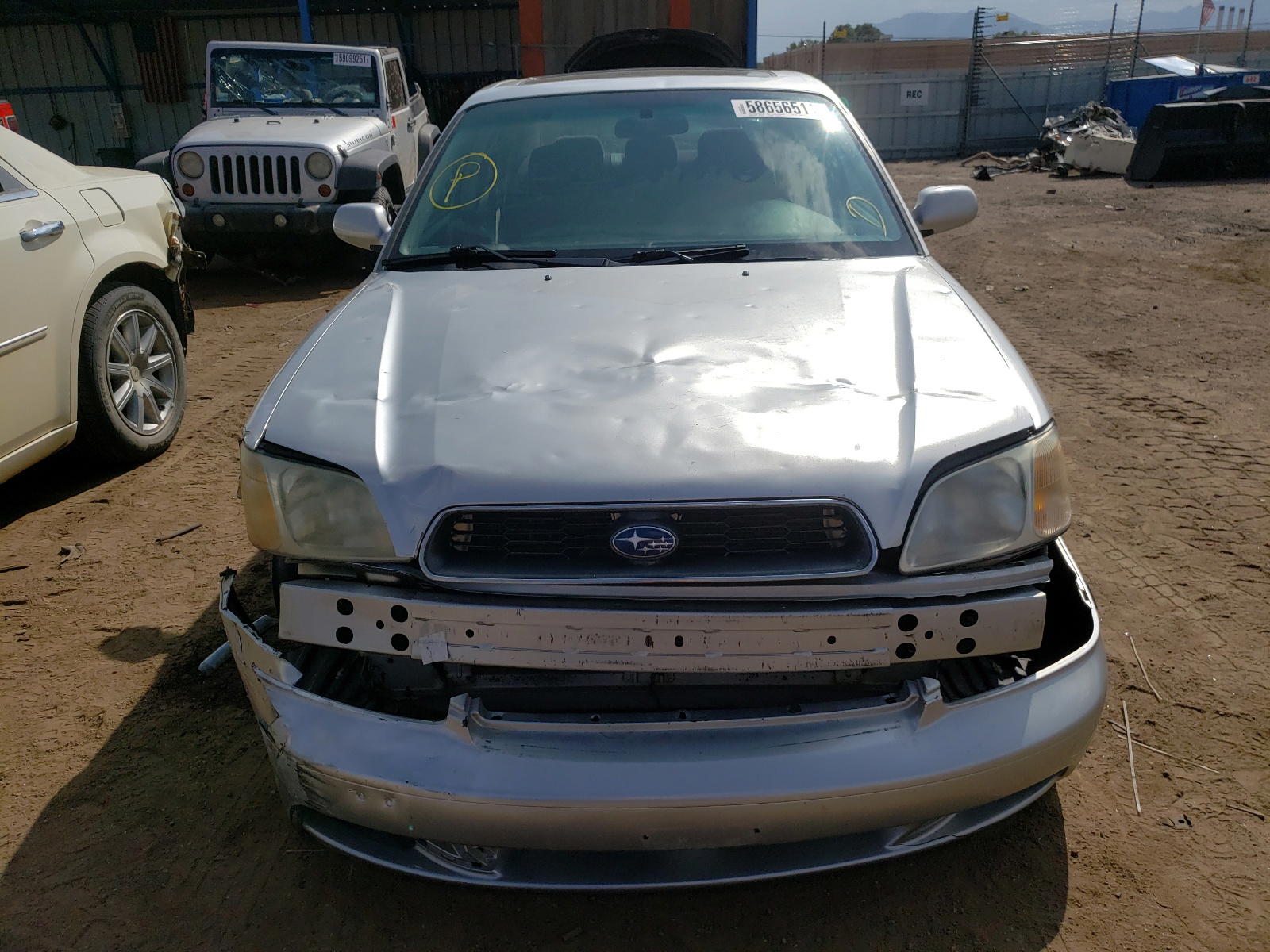 Photo 9 from auction – 2003 SUBARU LEGACY L with VIN 4S3BE635637216418