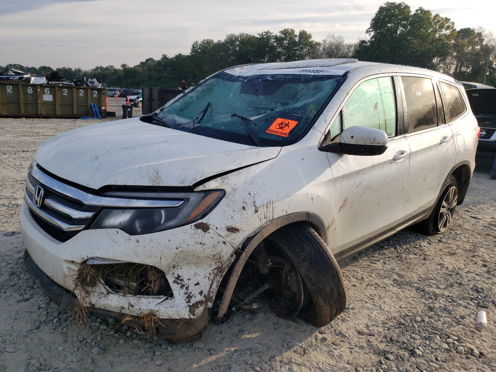 Photo 2 from auction – 2018 HONDA PILOT EXL with VIN 5FNYF6H55JB004259