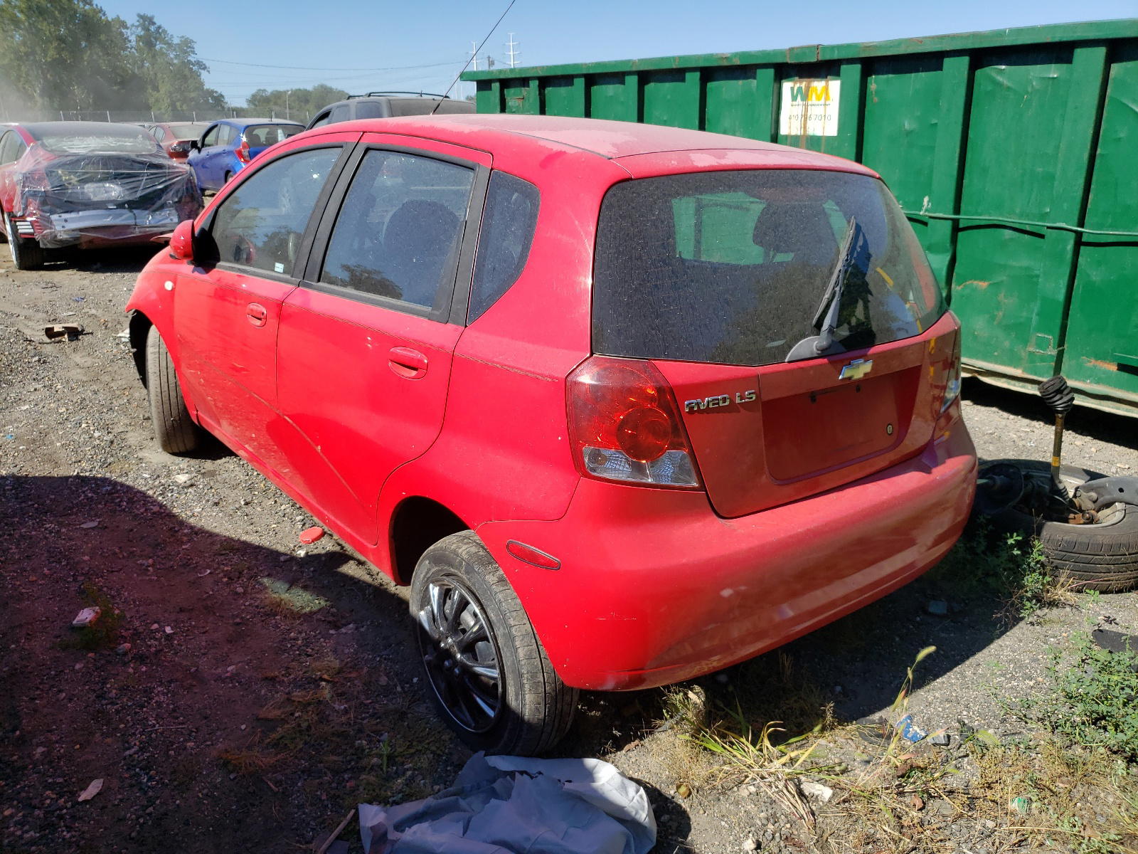 Photo 3 from auction – 2006 CHEVROLET AVEO BASE with VIN KL1TD66636B623780
