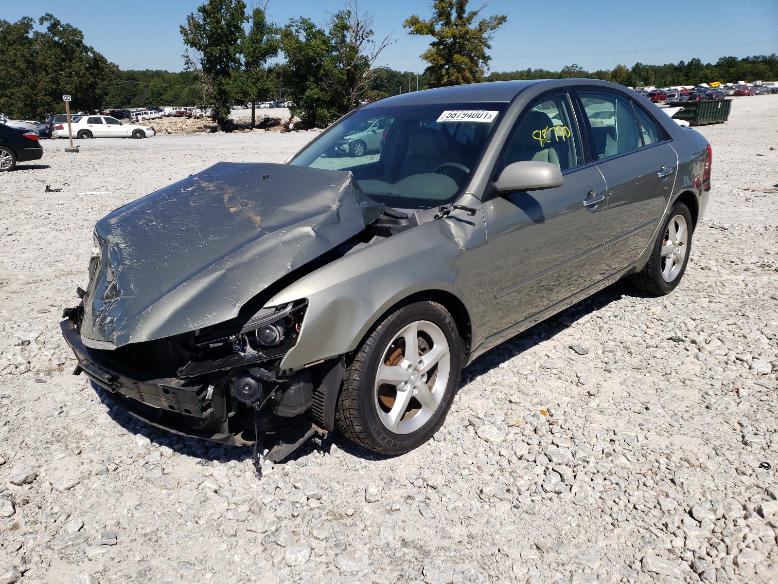 Photo 2 from auction – 2007 HYUNDAI SONATA SE with VIN 5NPEU46F97H242666