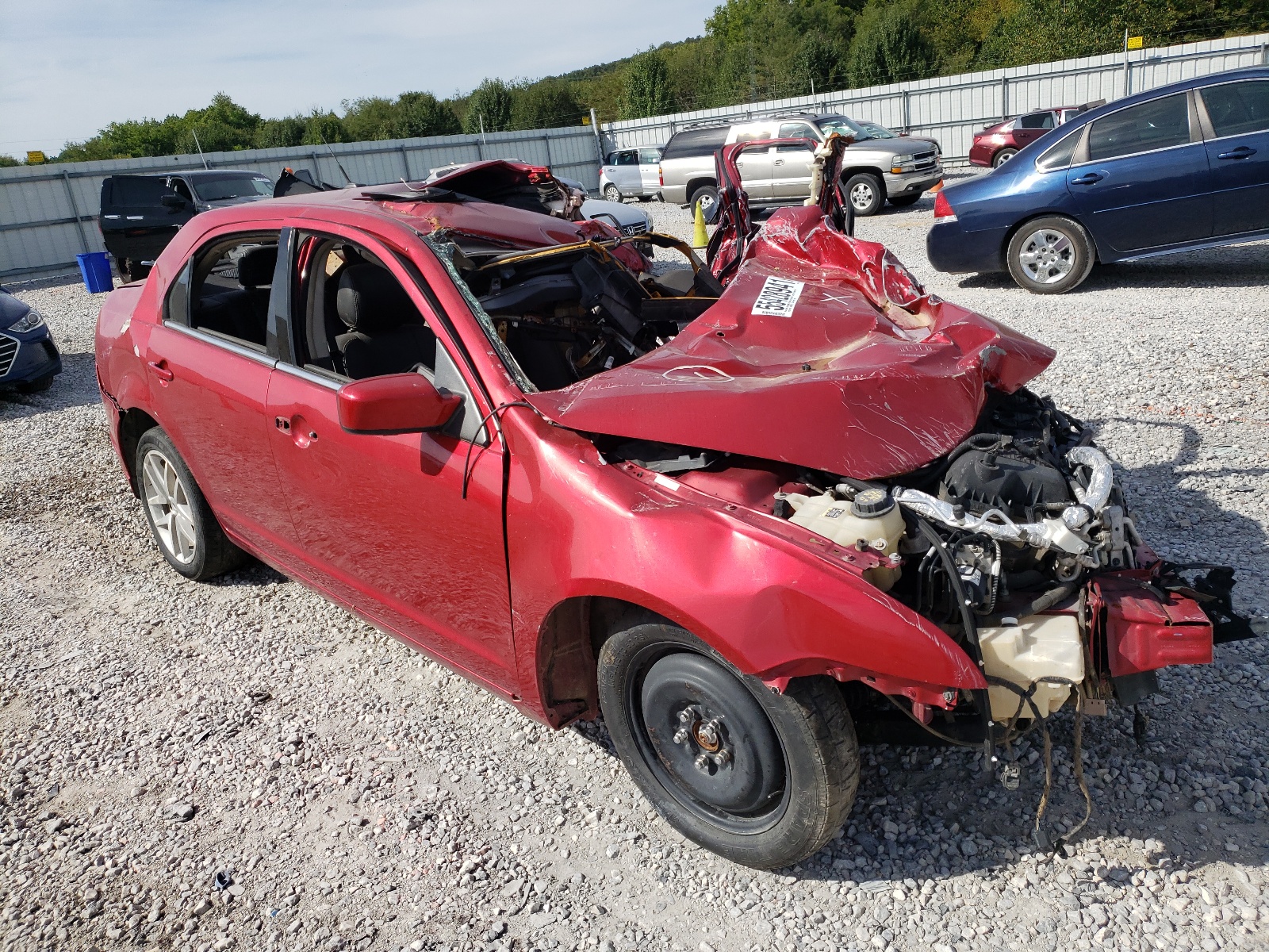 FORD FUSION SEL 2012 with VIN 3FAHP0JG3CR443893 - Photo from auction