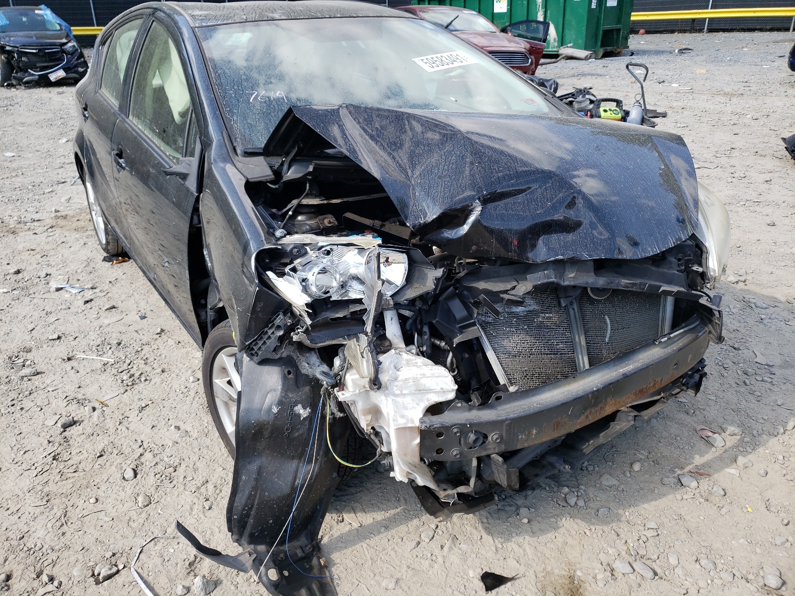Photo 9 from auction – 2012 TOYOTA PRIUS C with VIN JTDKDTB36C1501608