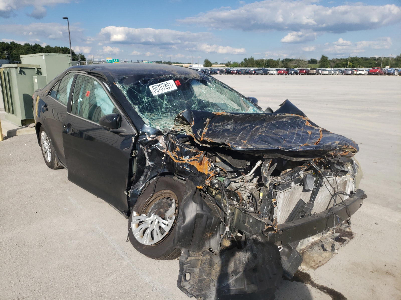TOYOTA CAMRY BASE 2012 with VIN 4T4BF1FK5CR218603 - Photo from auction