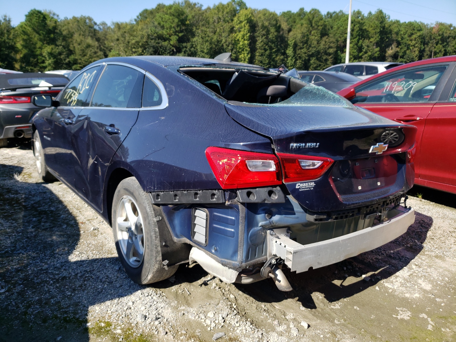 Photo 3 from auction – 2017 CHEVROLET MALIBU LS with VIN 1G1ZB5ST9HF244270