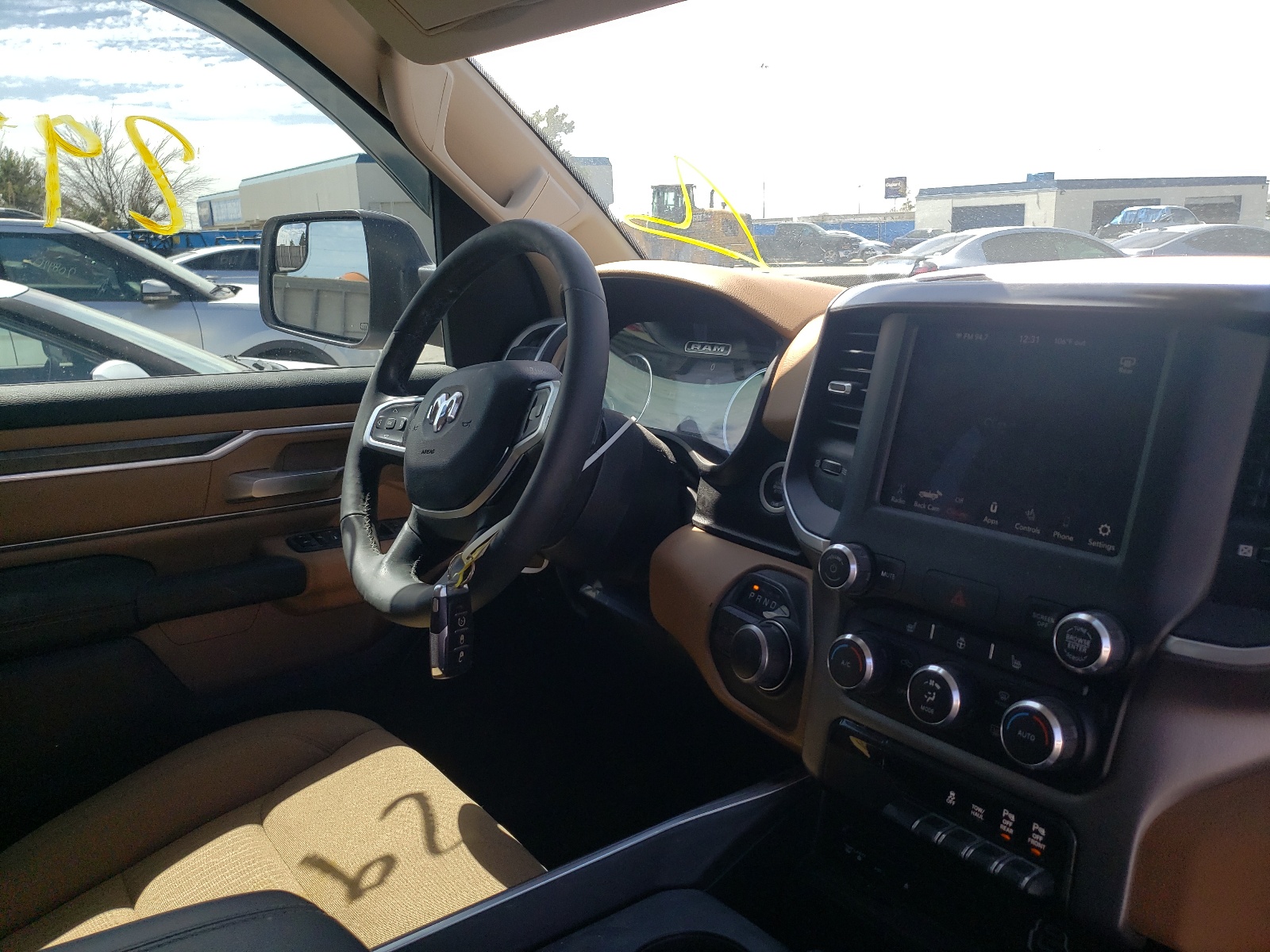 Photo 9 from auction – 2019 RAM 1500 BIG H with VIN 1C6RREFT0KN639634