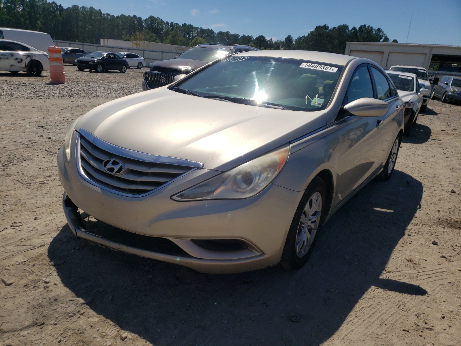 Photo 2 from auction – 2011 HYUNDAI SONATA GLS with VIN 5NPEB4AC8BH011592
