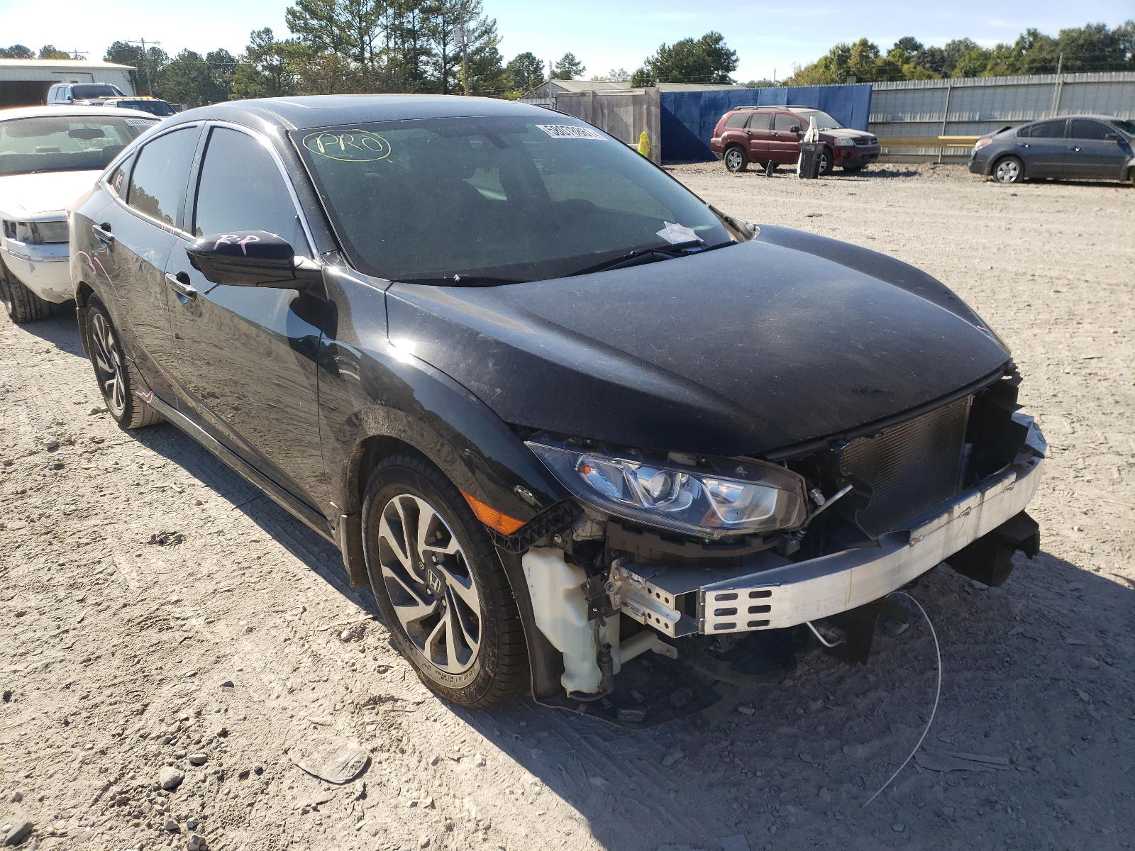 HONDA CIVIC EX 2017 with VIN 19XFC2F79HE054353 - Photo from auction