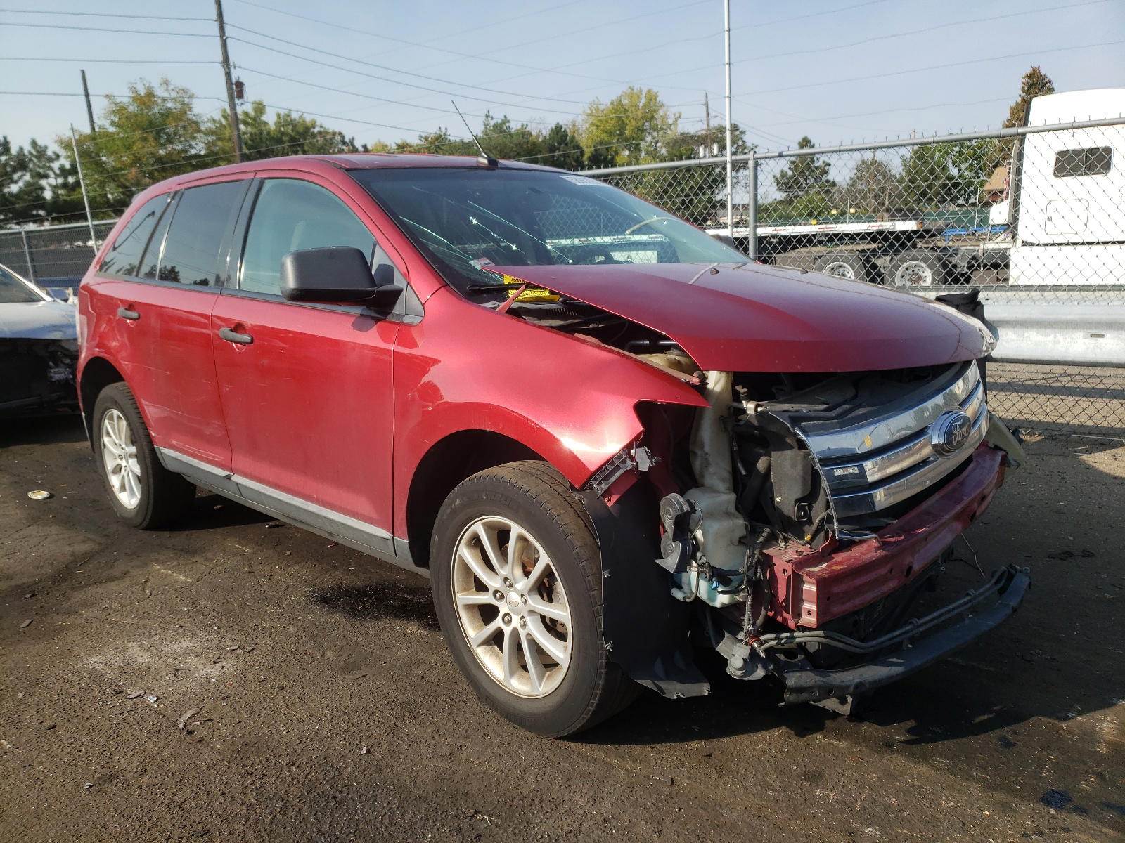 FORD EDGE SE 2008 with VIN 2FMDK46C18BB26152 - Photo from auction