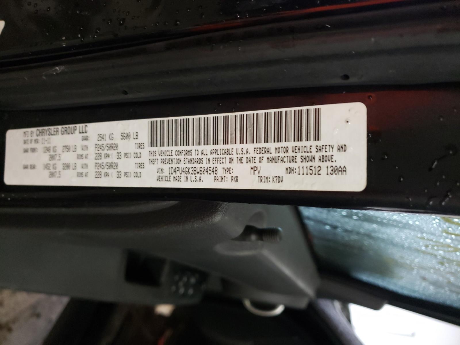 Photo 10 from auction – 2011 DODGE NITRO HEAT with VIN 1D4PU4GK3BW604548