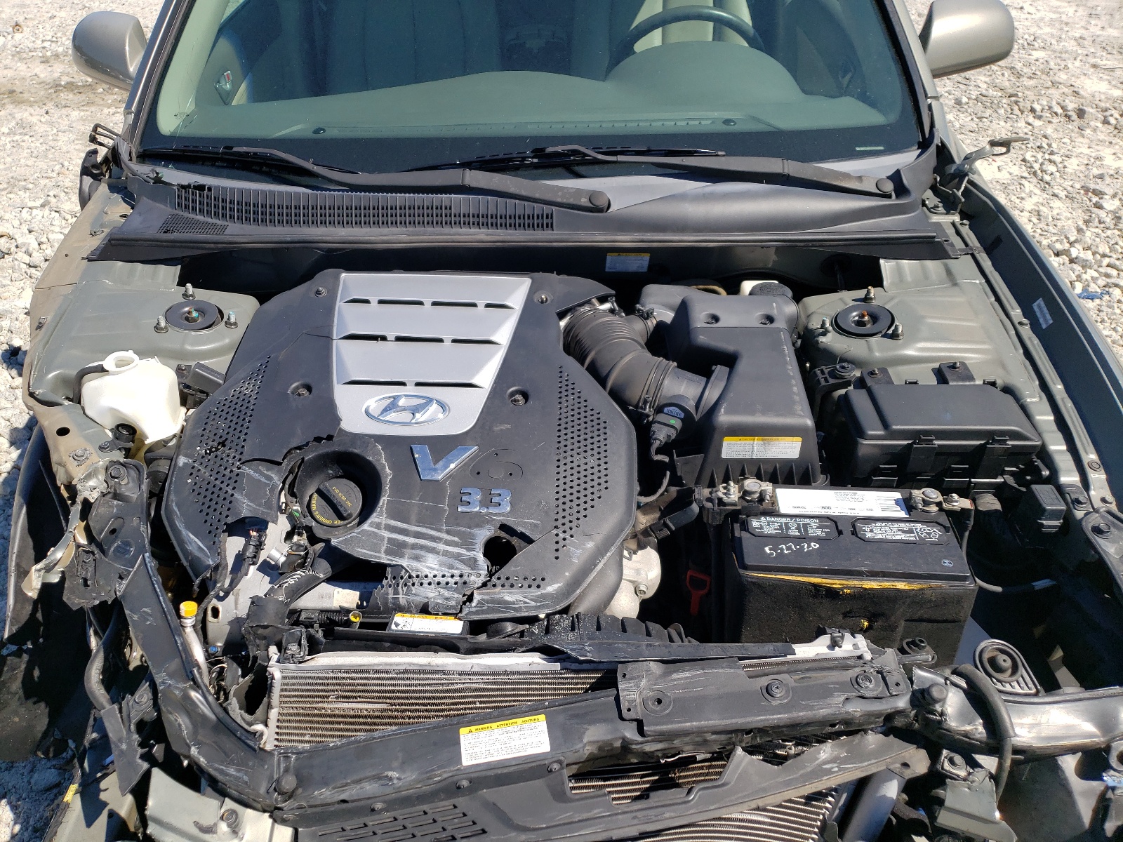 Photo 7 from auction – 2007 HYUNDAI SONATA SE with VIN 5NPEU46F97H242666
