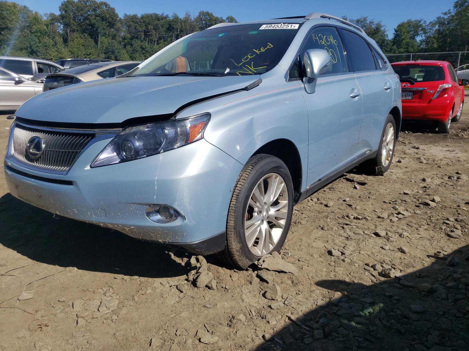 Photo 2 from auction – 2011 LEXUS RX 450 with VIN JTJBC1BAXB2032163