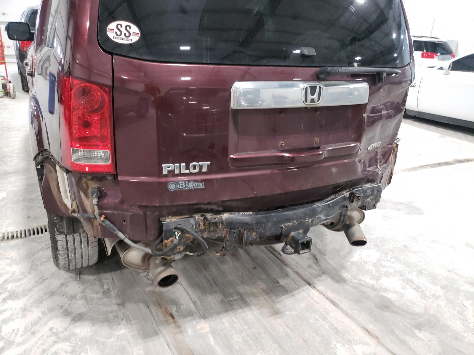 Photo 9 from auction – 2014 HONDA PILOT EXL with VIN 5FNYF4H5XEB020936
