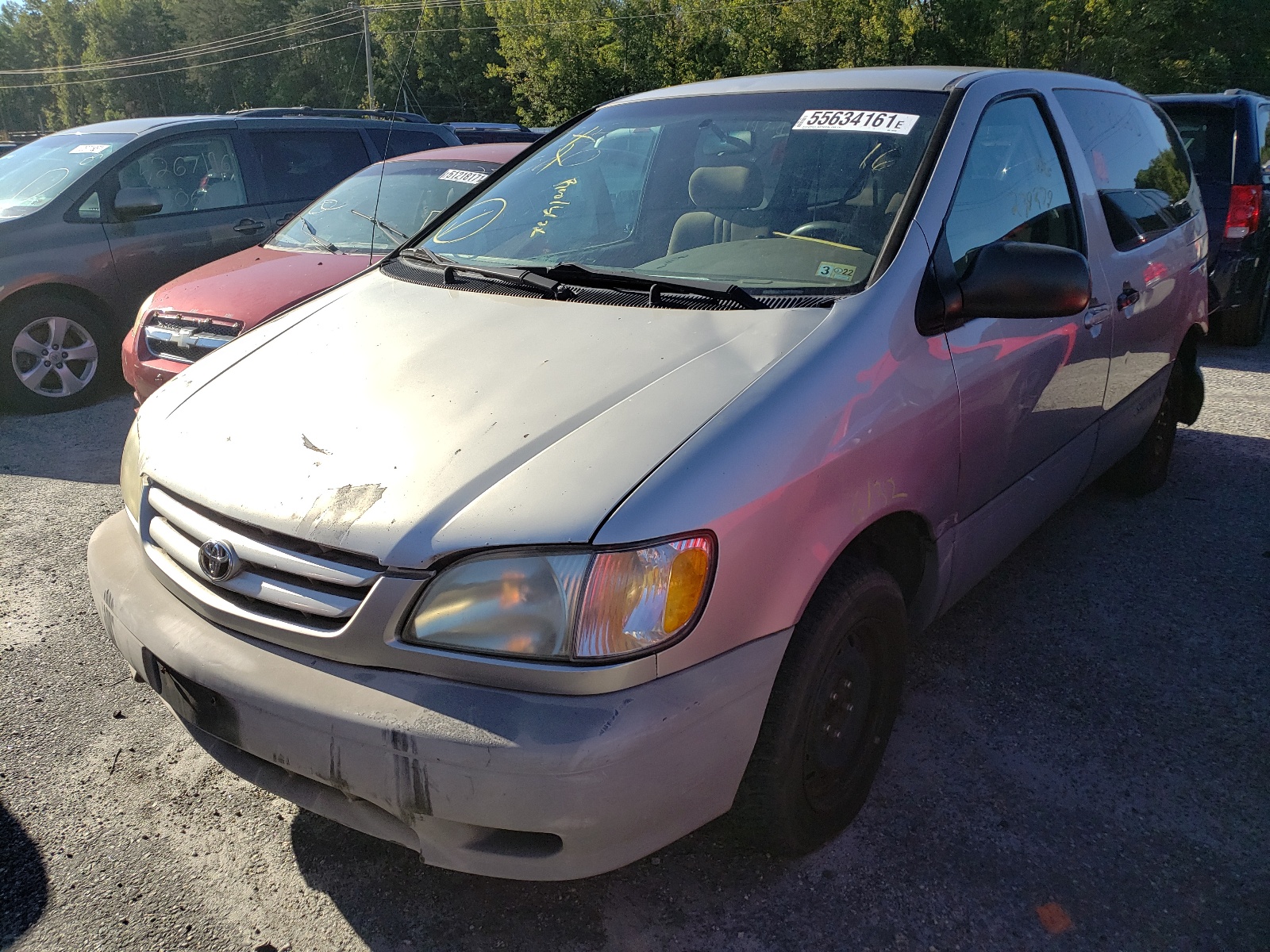 Photo 2 from auction – 2001 TOYOTA SIENNA CE with VIN 4T3ZF19C41U383639