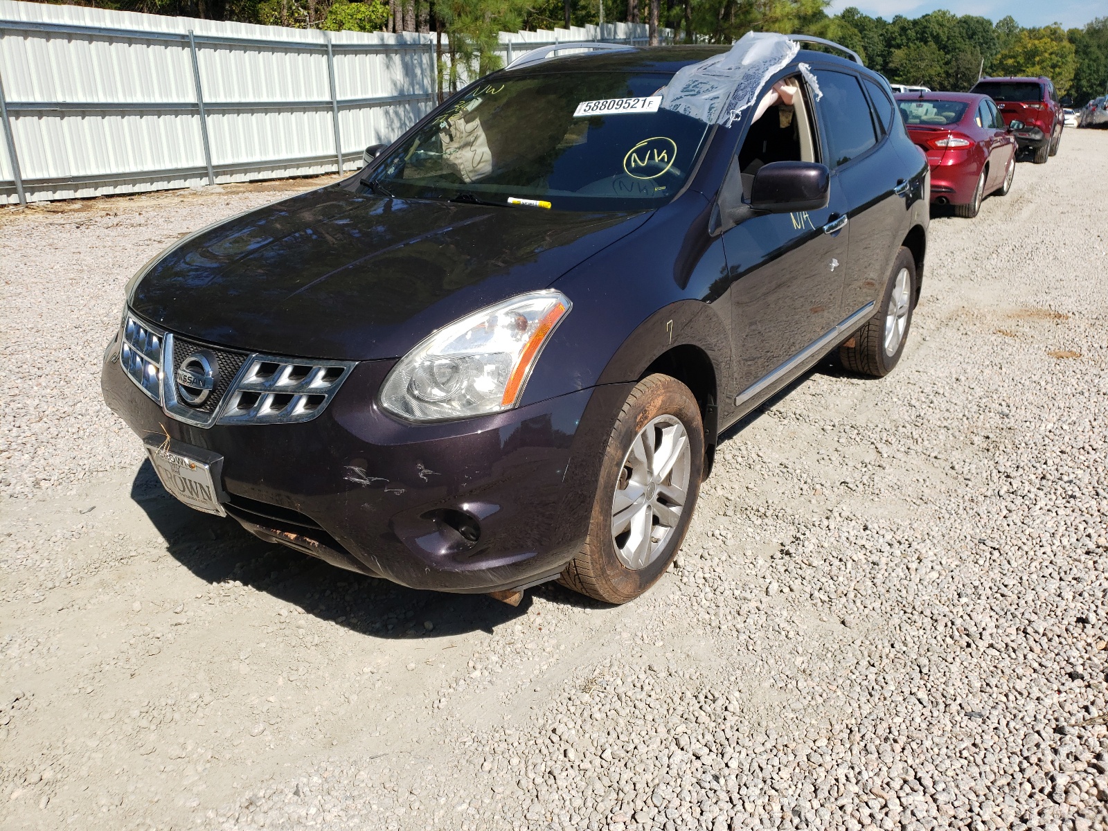 Photo 2 from auction – 2012 NISSAN ROGUE S with VIN JN8AS5MT4CW259757