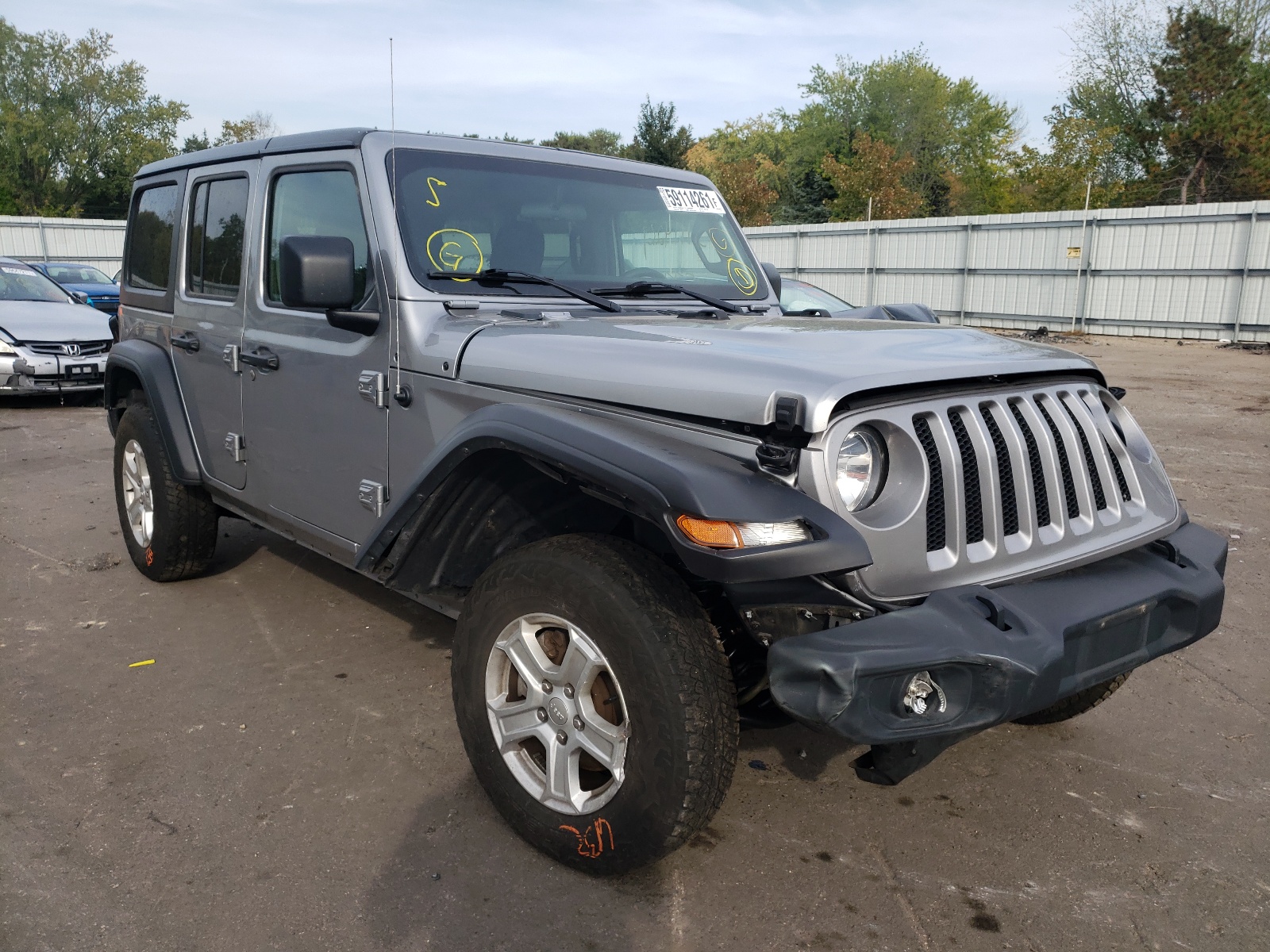 Photo 1 from auction – 2020 JEEP WRANGLER U with VIN 1C4HJXDN1LW155110