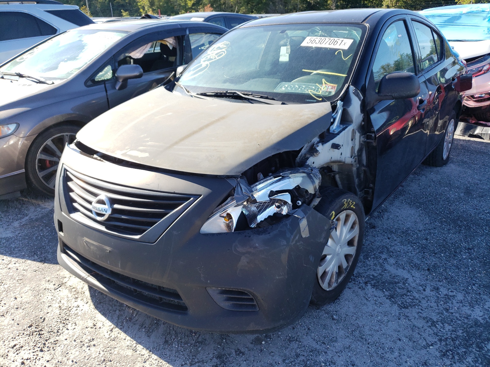Photo 2 from auction – 2014 NISSAN VERSA S with VIN 3N1CN7AP9EL855666