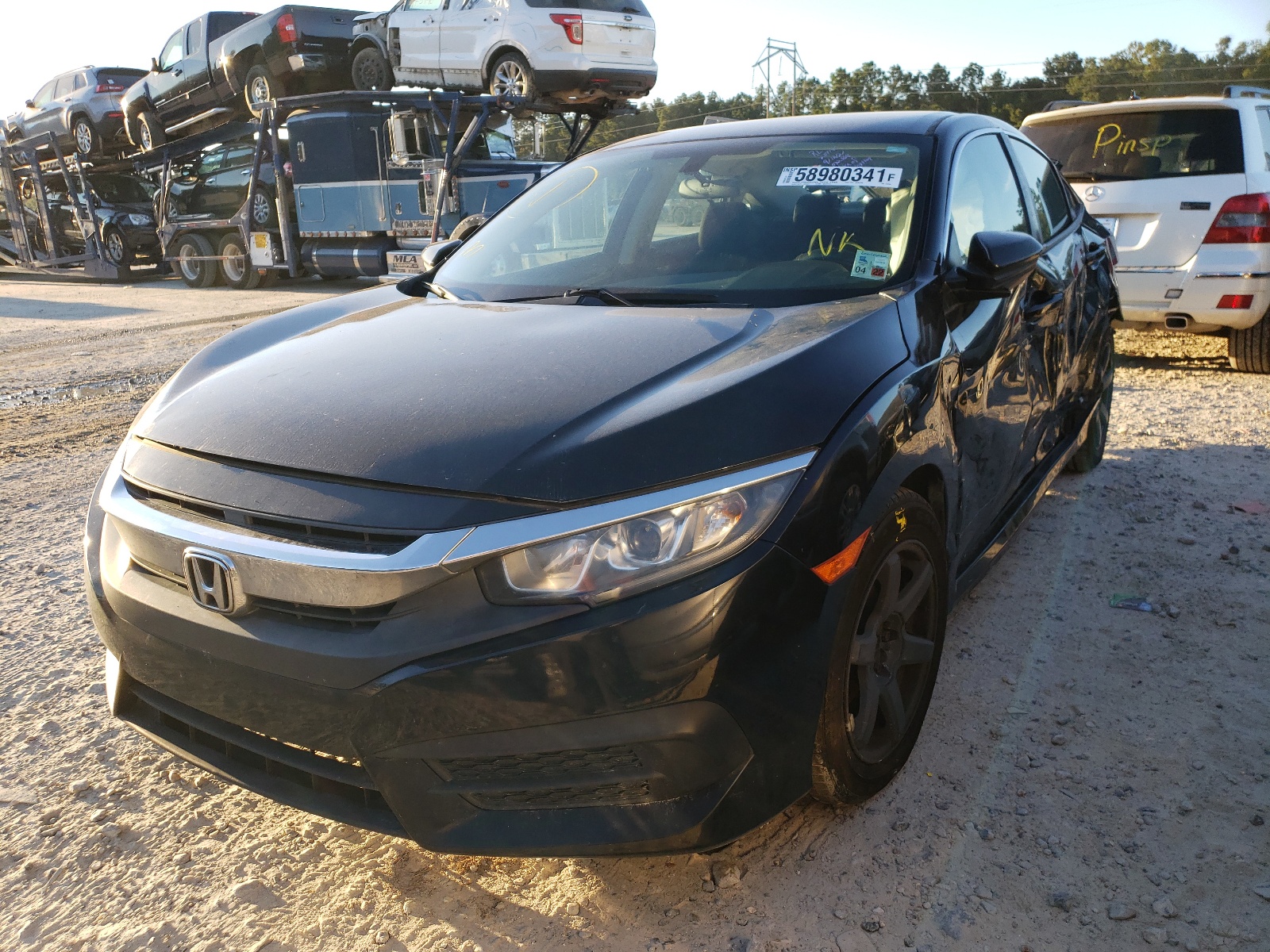 Photo 2 from auction – 2016 HONDA CIVIC LX with VIN 19XFC2E52GE032368