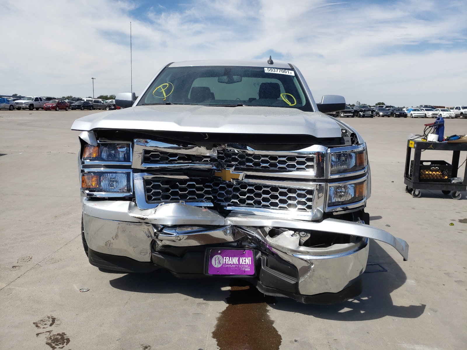 Photo 9 from auction – 2015 CHEVROLET SILVERADO with VIN 1GCRCREH5FZ387392