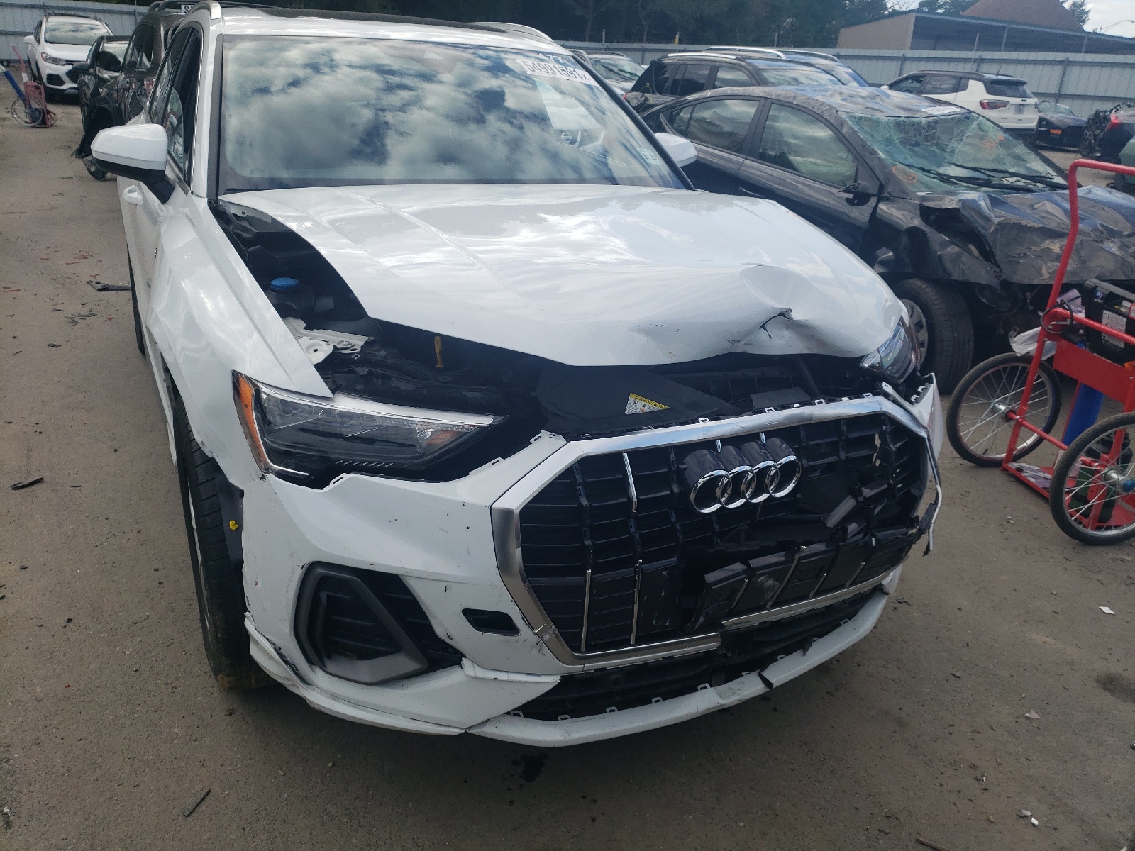 Photo 9 from auction – 2021 AUDI Q3 PREMIUM with VIN WA1DECF38M1011344